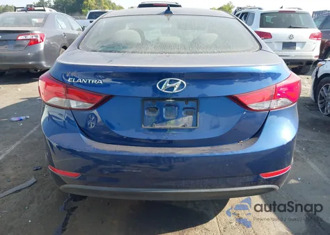 2016 Hyundai Elantra Se from USA, damaged, VIN 5NPDH4AE7GH734546